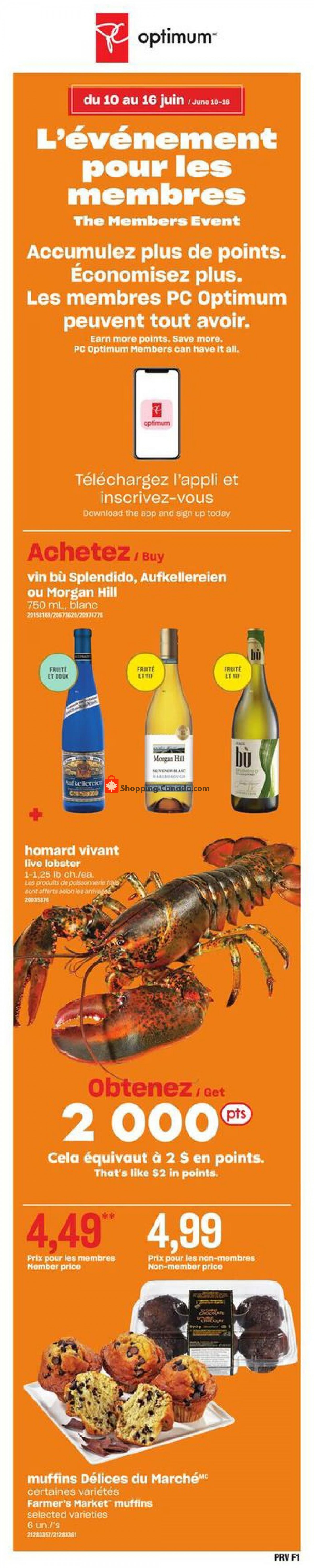 Provigo flyer from Thursday June 10, 2021 to Wednesday June 16, 2021 - page 1