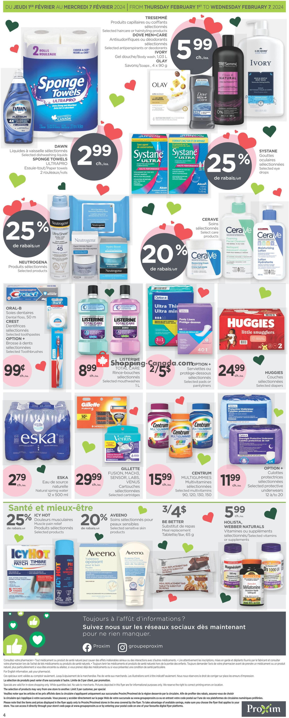 Proxim flyer from Thursday February 1, 2024 to Wednesday February 7, 2024 - page 4