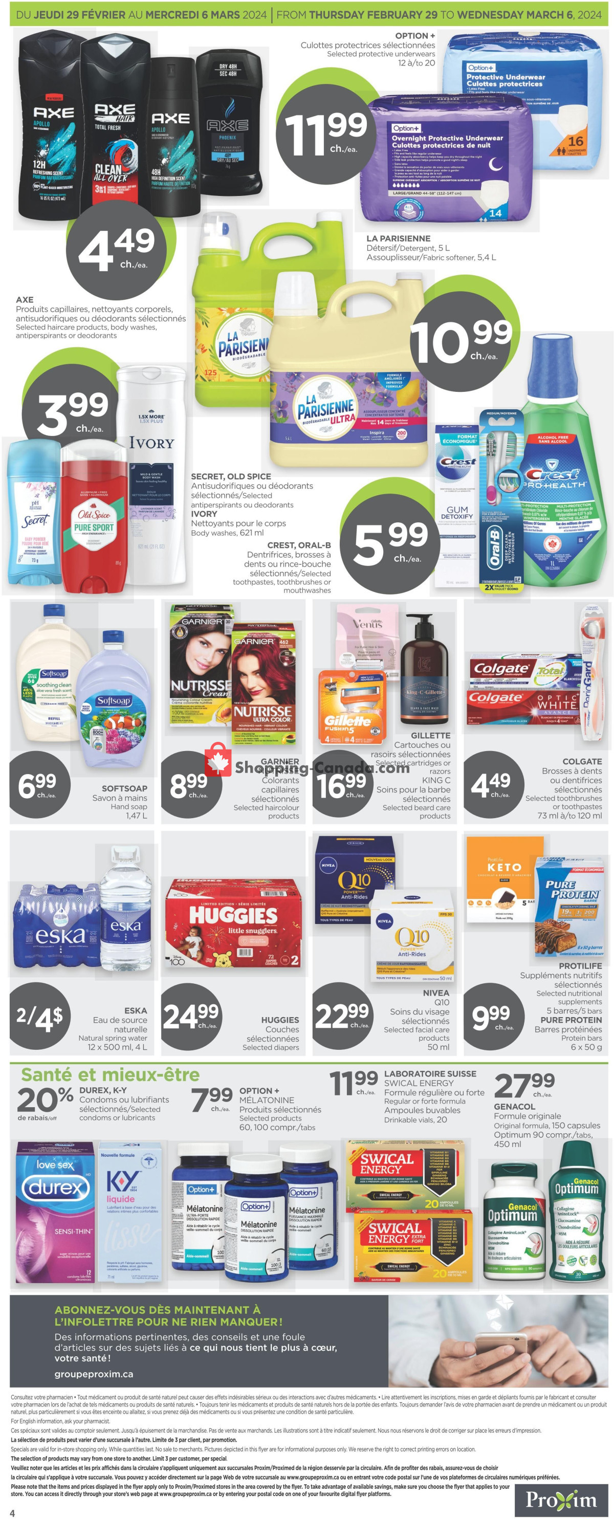 Proxim flyer from Thursday February 29, 2024 to Wednesday March 6, 2024 - page 4