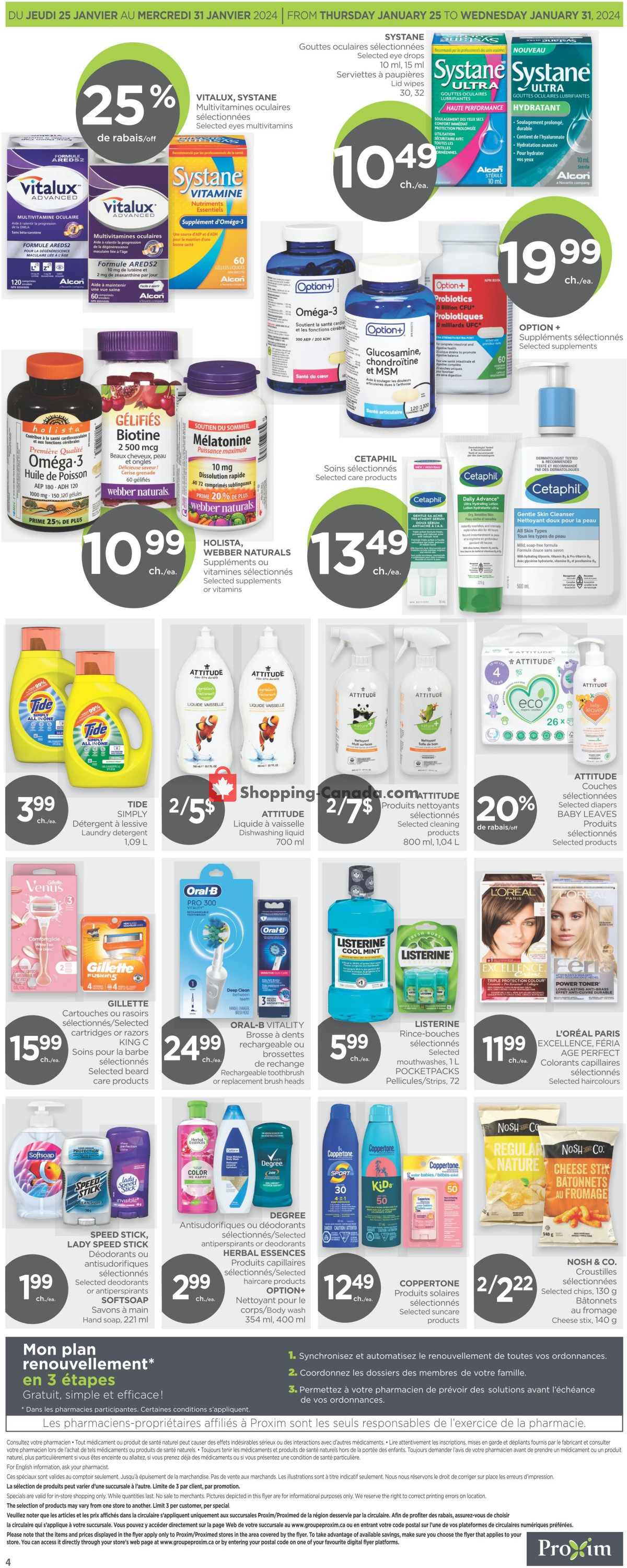 Proxim flyer from Thursday January 25, 2024 to Wednesday January 31, 2024 - page 4