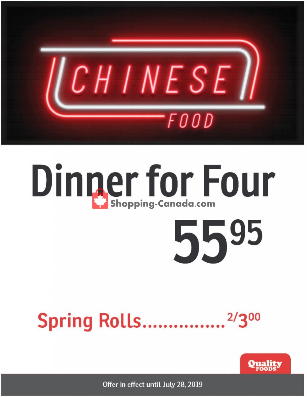 Quality Foods flyer from Monday July 22, 2019 to Sunday July 28, 2019 - page 3