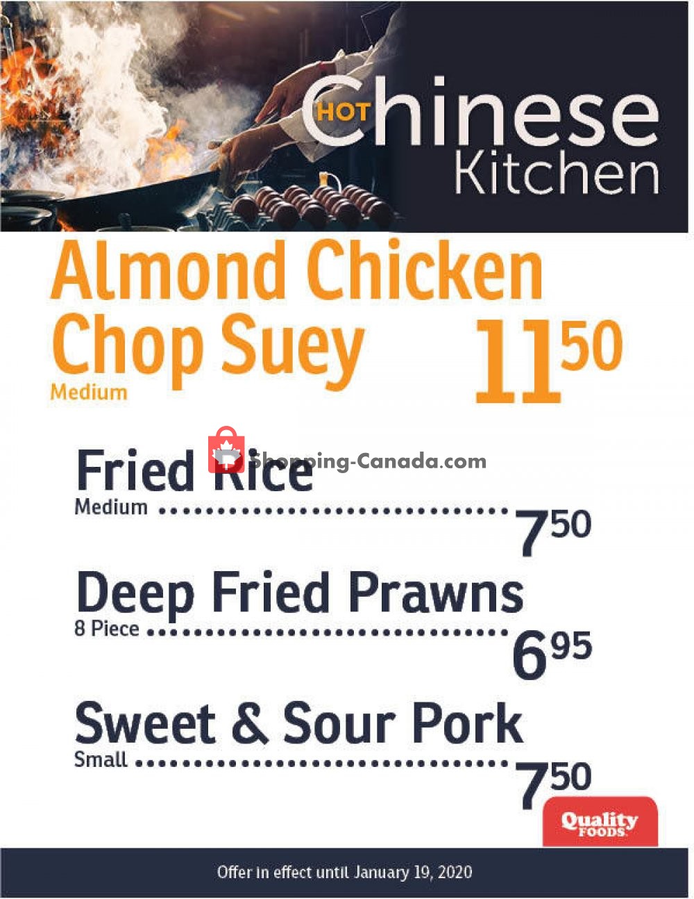 Quality Foods flyer from Monday January 13, 2020 to Sunday January 19, 2020 - page 1