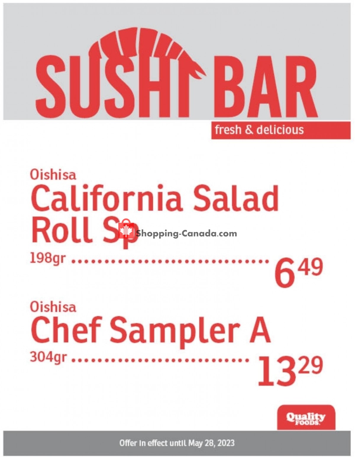 Quality Foods flyer from Monday May 22, 2023 to Sunday May 28, 2023 - page 2