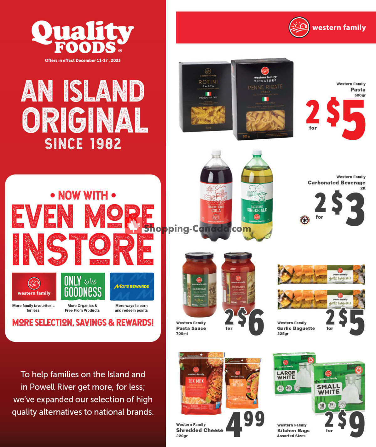 Quality Foods flyer from Monday December 11, 2023 to Sunday December 17, 2023 - page 11