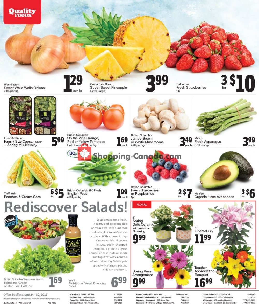 Quality Foods flyer from Monday June 24, 2019 to Sunday June 30, 2019 - page 7