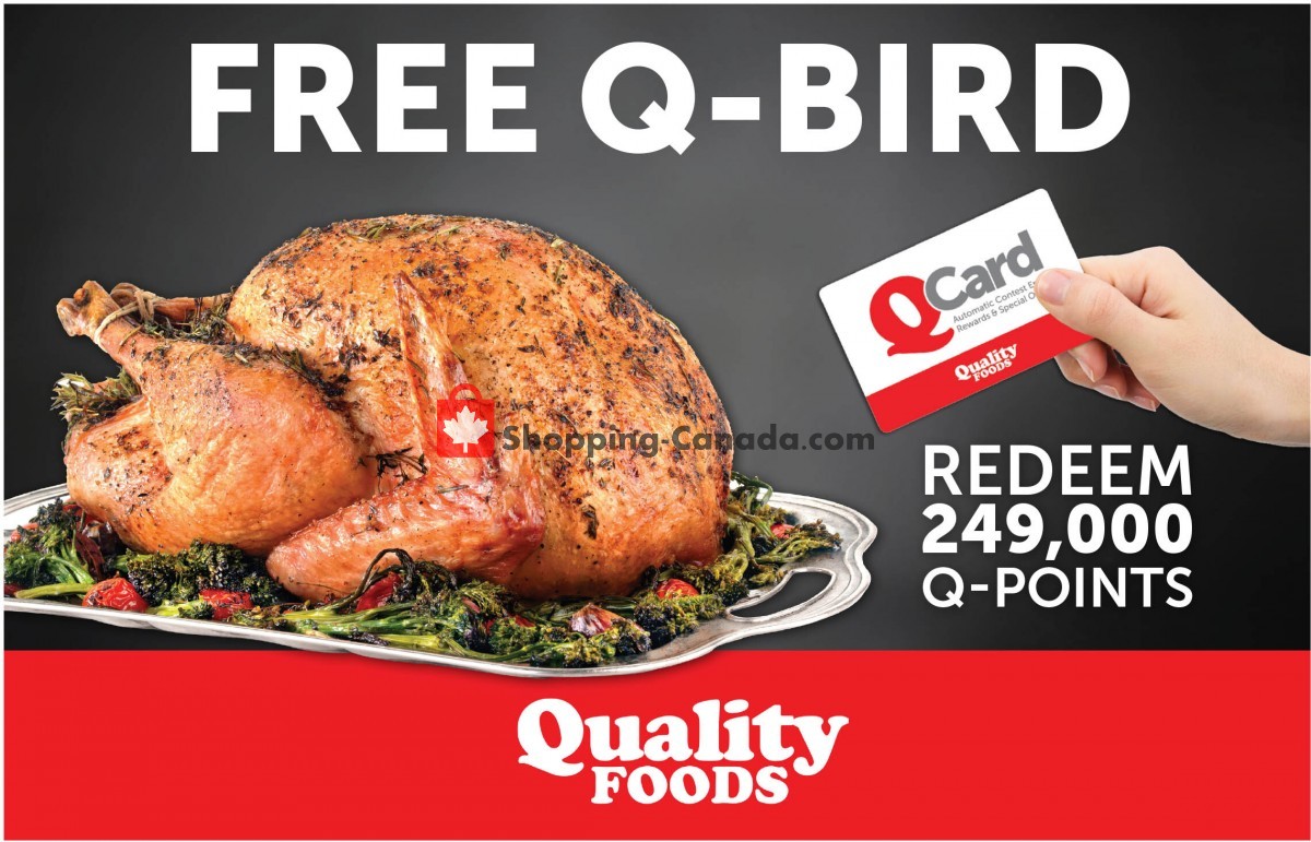 Quality Foods flyer from Monday October 4, 2021 to Sunday October 10, 2021 - page 1