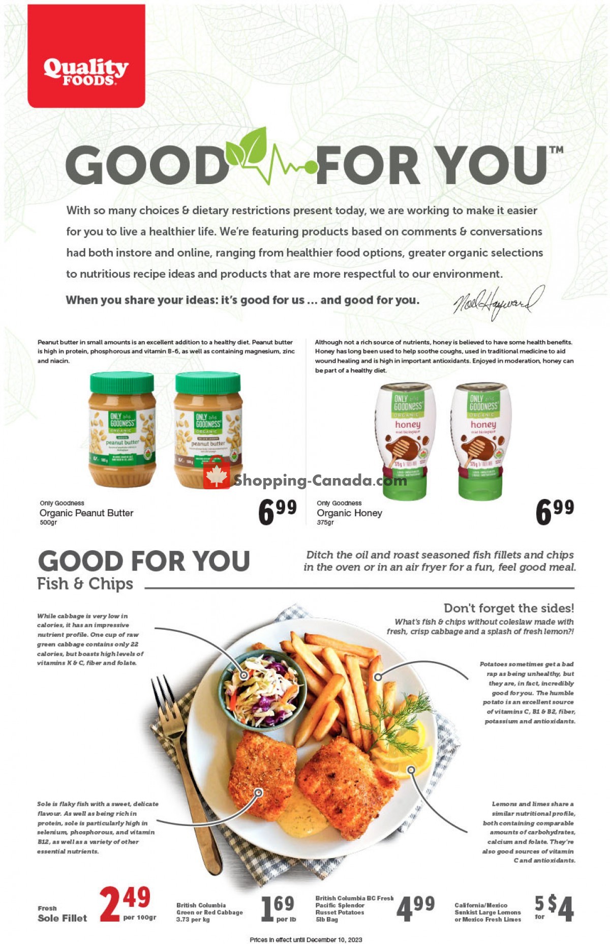 Quality Foods flyer from Monday December 4, 2023 to Sunday December 10, 2023 - page 16