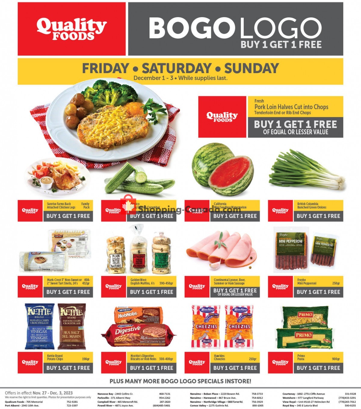 Quality Foods flyer from Monday November 27, 2023 to Sunday December 3, 2023 - page 11