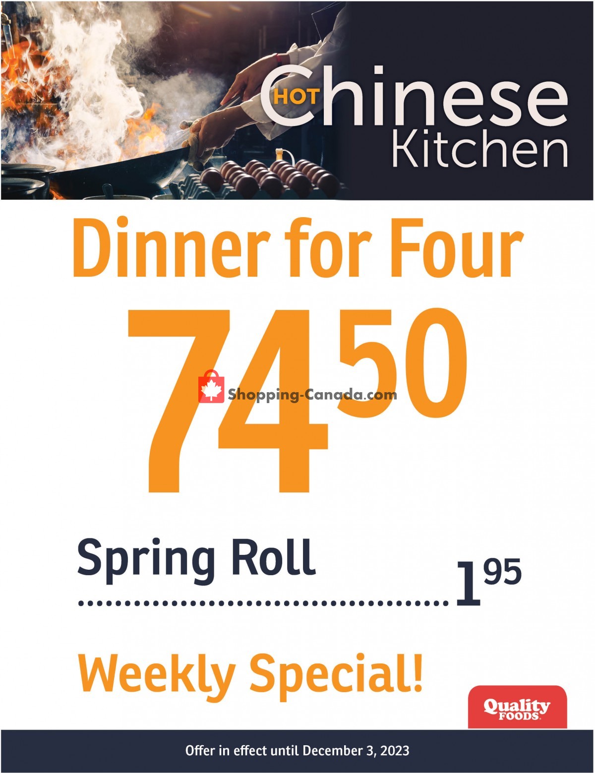 Quality Foods flyer from Monday November 27, 2023 to Sunday December 3, 2023 - page 13