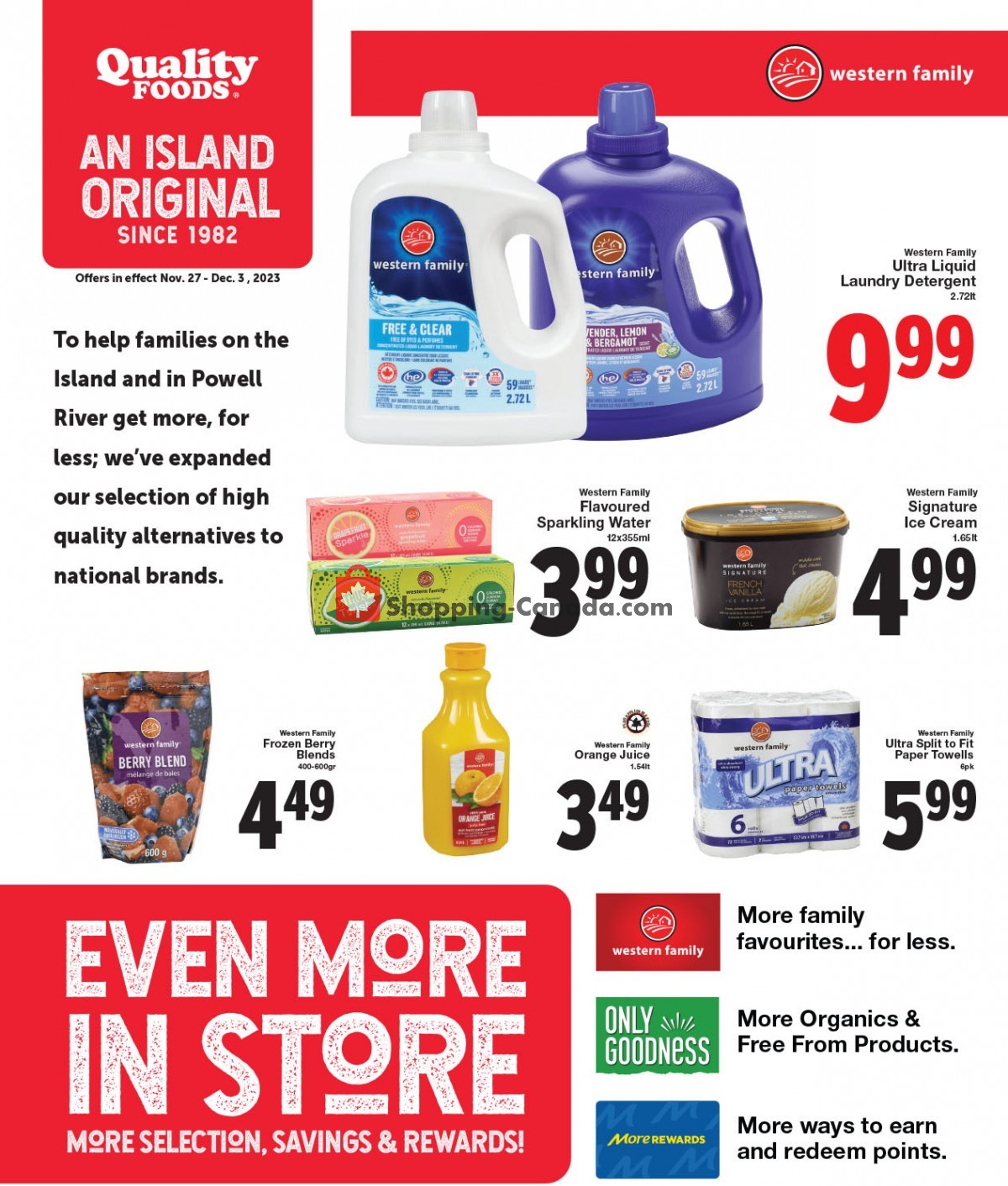 Quality Foods flyer from Monday November 27, 2023 to Sunday December 3, 2023 - page 16