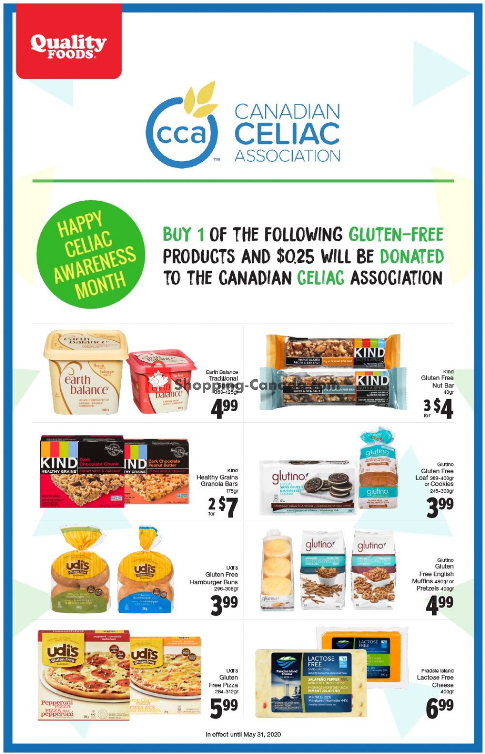Quality Foods flyer from Monday May 25, 2020 to Sunday May 31, 2020 - page 1