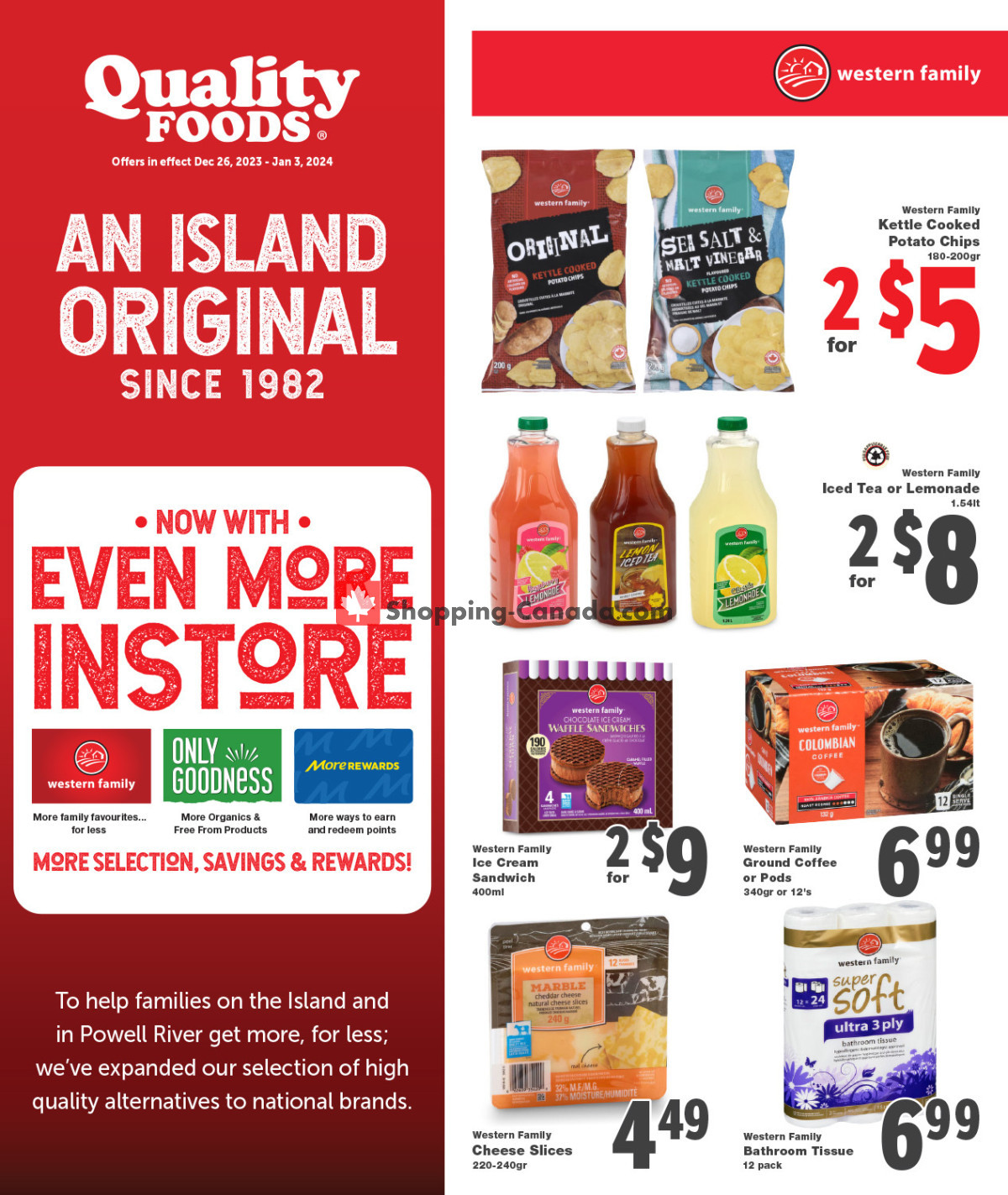 Quality Foods flyer from Tuesday December 26, 2023 to Wednesday January 3, 2024 - page 15
