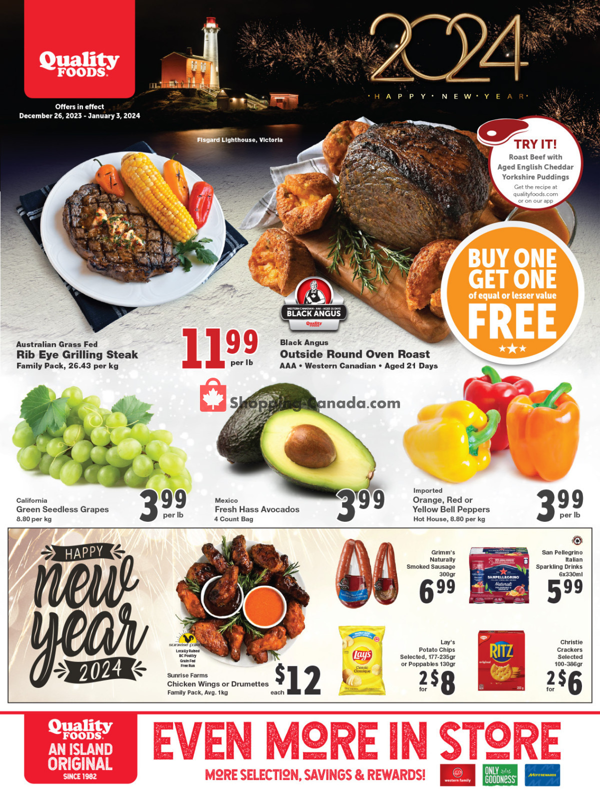 Quality Foods flyer from Tuesday December 26, 2023 to Wednesday January 3, 2024 - page 5