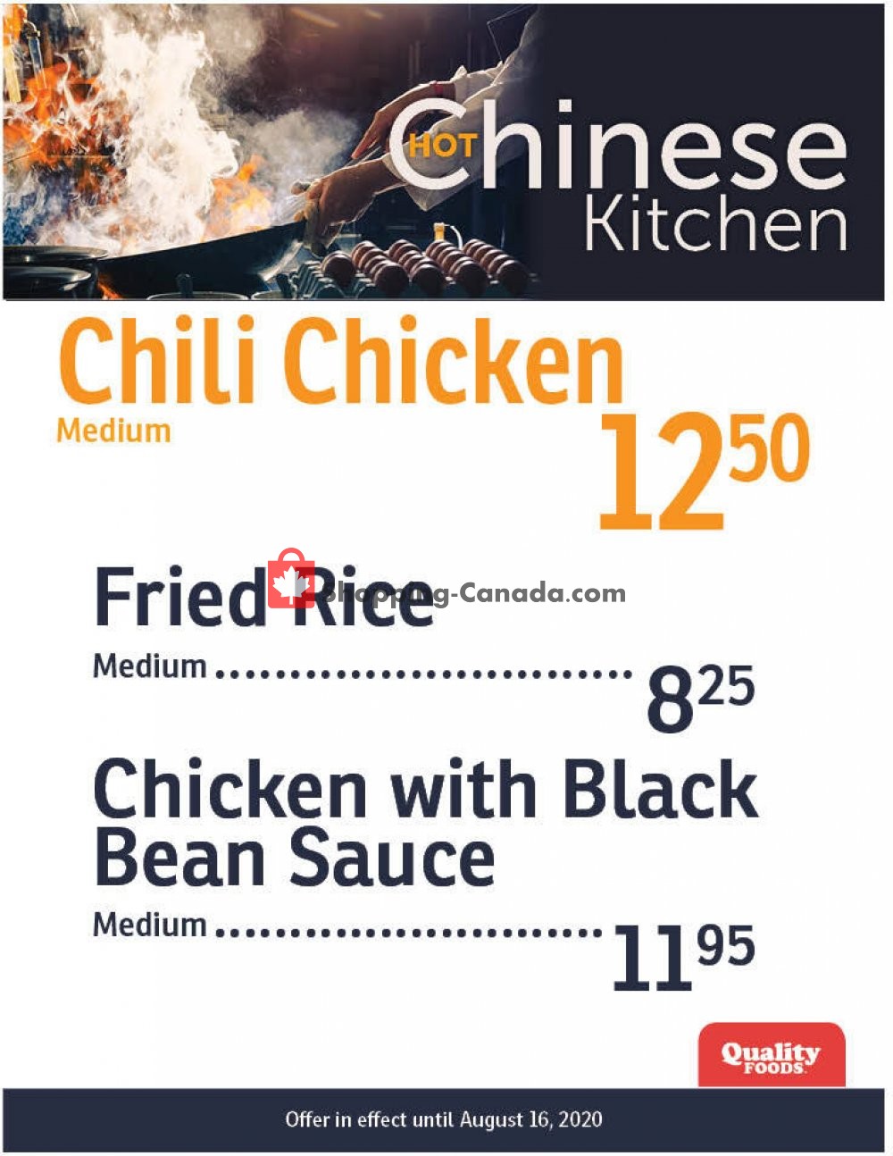 Quality Foods flyer from Monday August 10, 2020 to Sunday August 16, 2020 - page 1