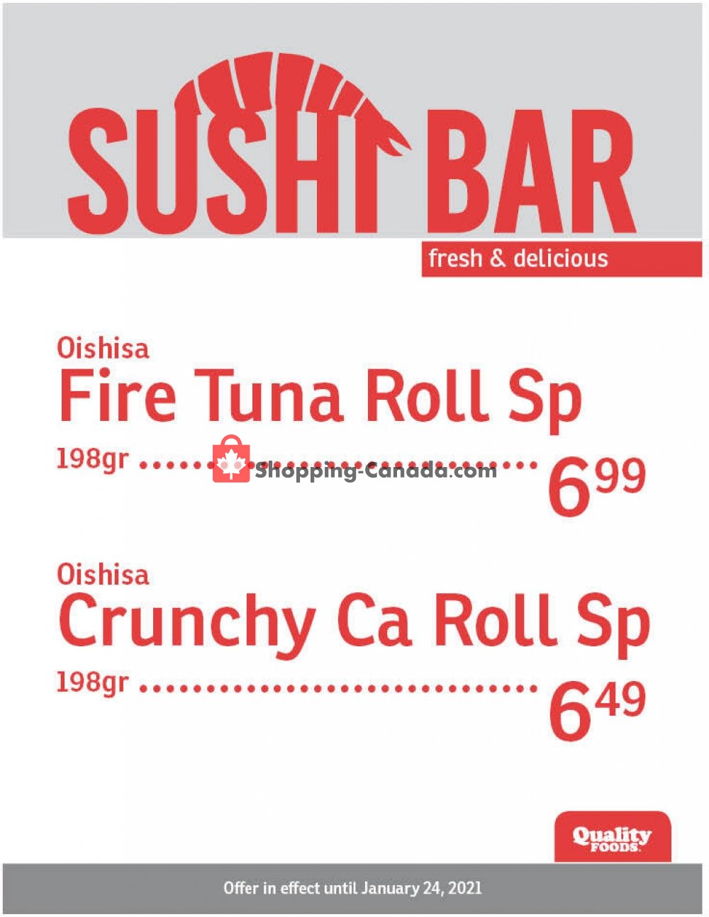 Quality Foods flyer from Monday January 18, 2021 to Sunday January 24, 2021 - page 2