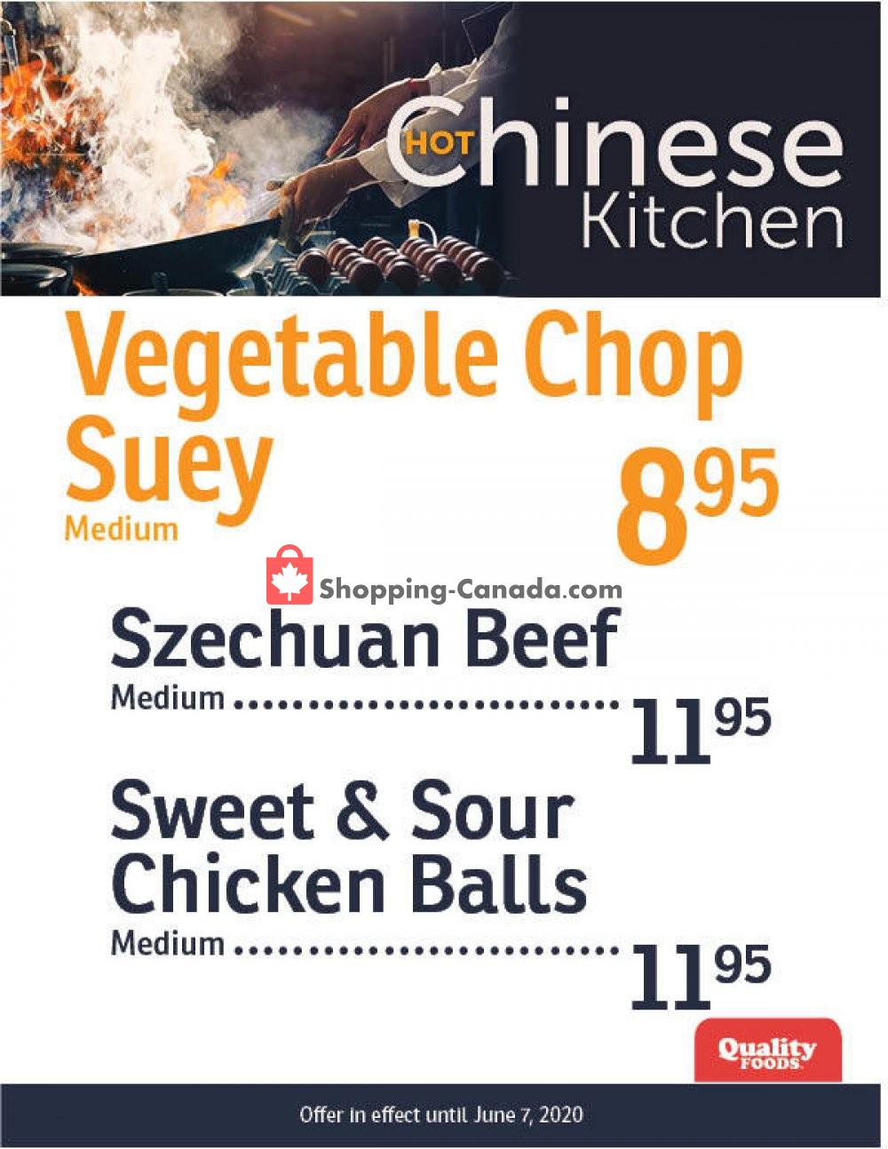 Quality Foods flyer from Monday June 1, 2020 to Sunday June 7, 2020 - page 1