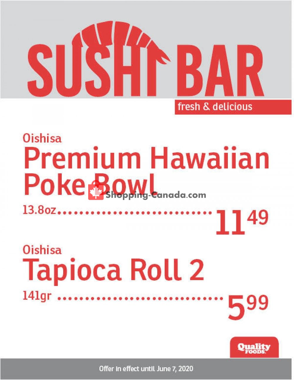 Quality Foods flyer from Monday June 1, 2020 to Sunday June 7, 2020 - page 2