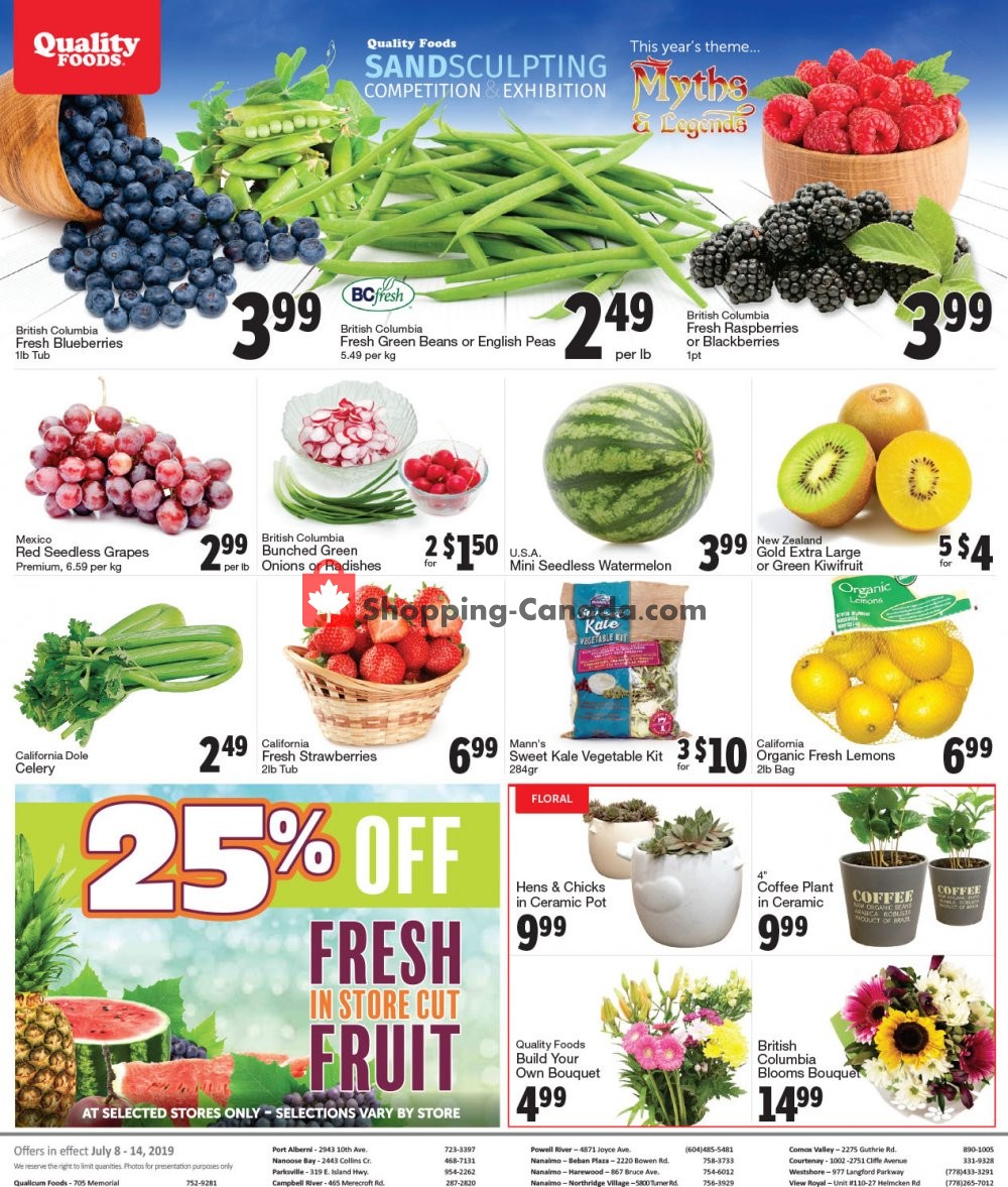 Quality Foods flyer from Monday July 8, 2019 to Sunday July 14, 2019 - page 7
