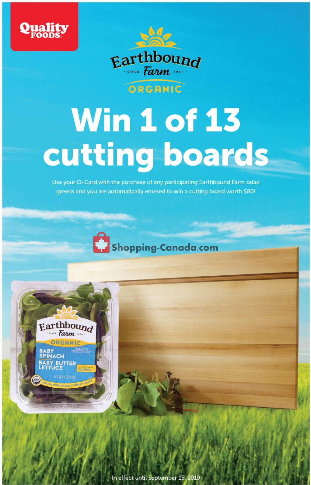 Quality Foods flyer from Monday September 9, 2019 to Sunday September 15, 2019 - page 1