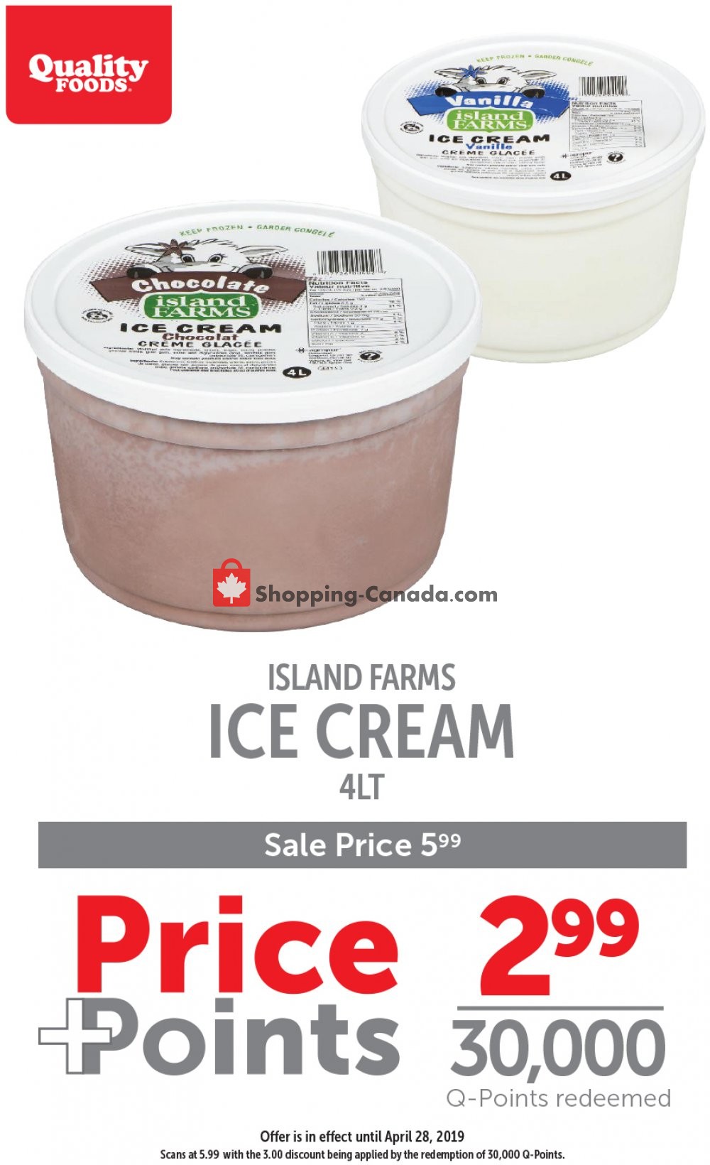 Quality Foods flyer from Monday April 22, 2019 to Sunday April 28, 2019 - page 3