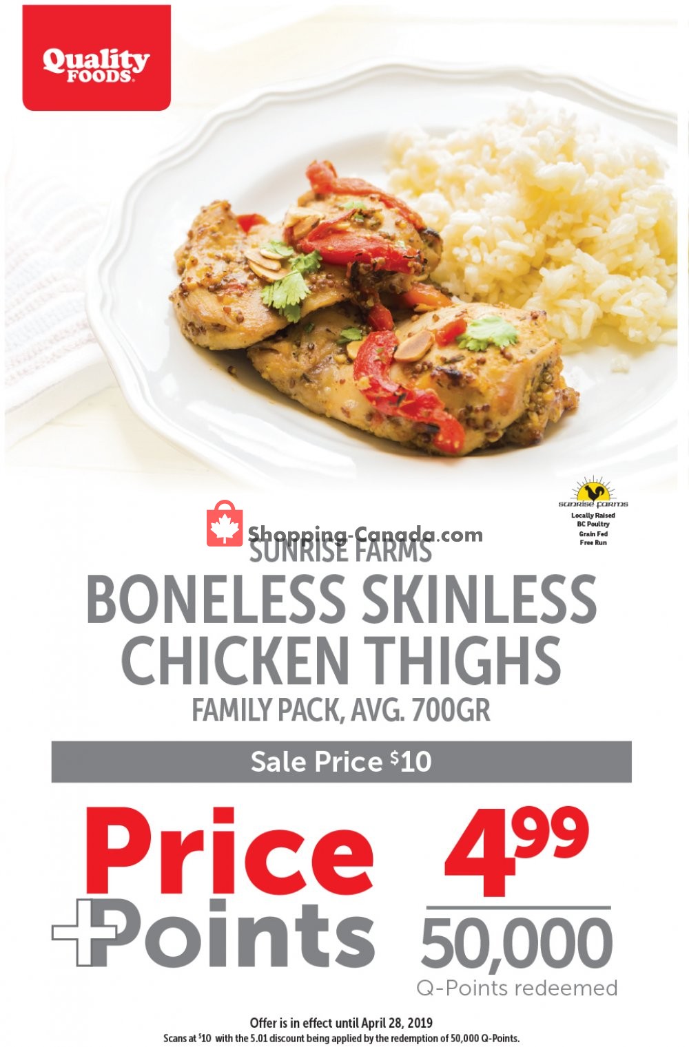 Quality Foods flyer from Monday April 22, 2019 to Sunday April 28, 2019 - page 4