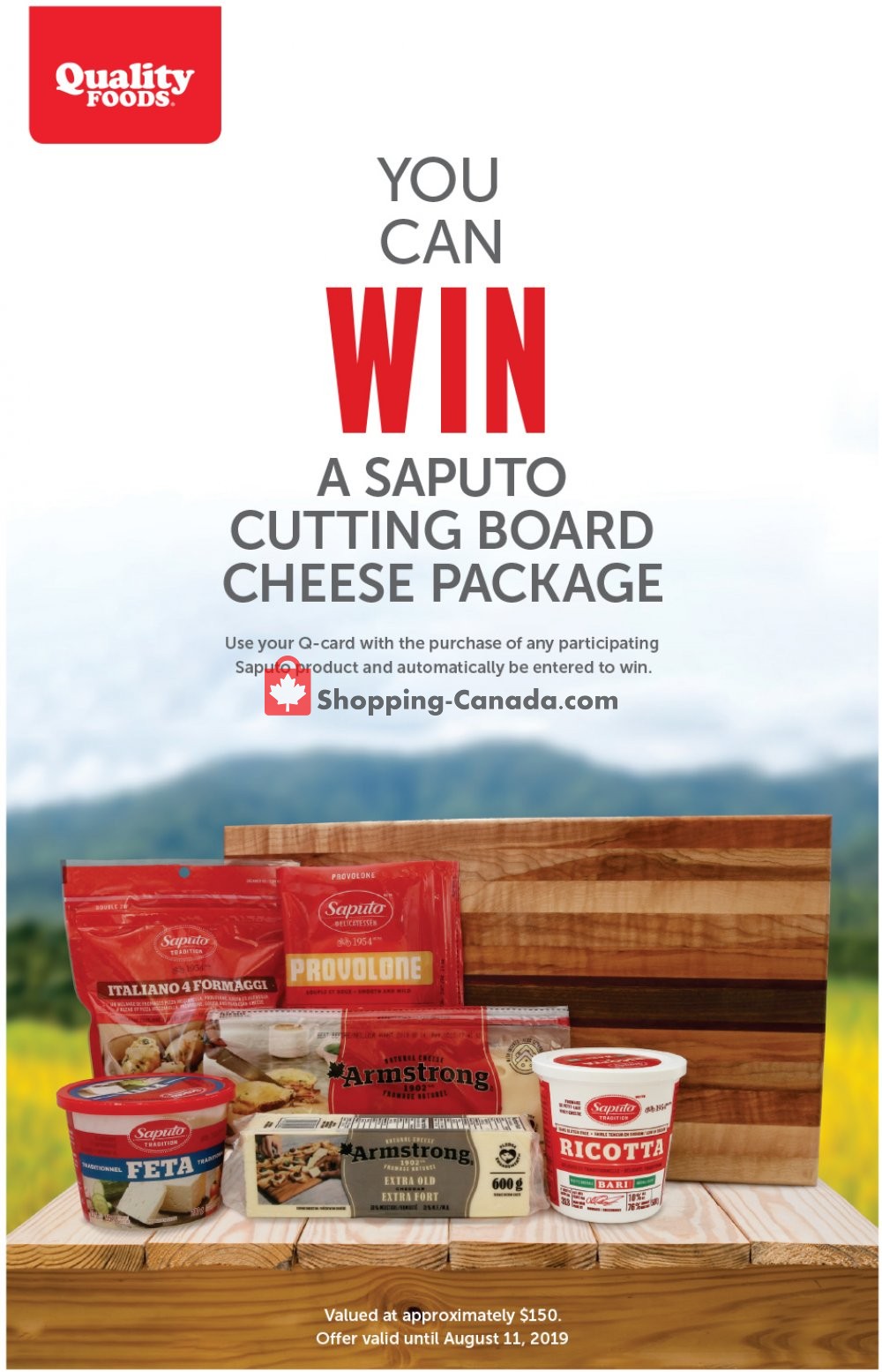 Quality Foods flyer from Monday August 5, 2019 to Sunday August 11, 2019 - page 1