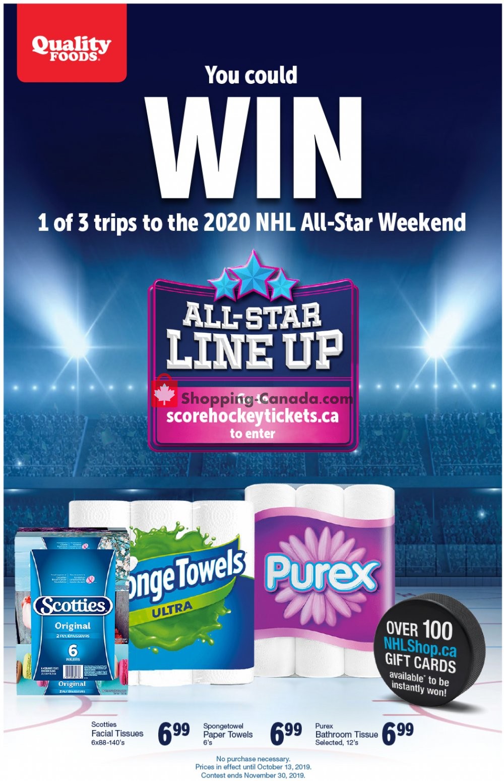 Quality Foods flyer from Monday October 7, 2019 to Sunday October 13, 2019 - page 1