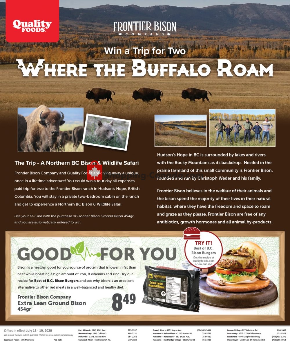 Quality Foods flyer from Monday July 13, 2020 to Sunday July 19, 2020 - page 7