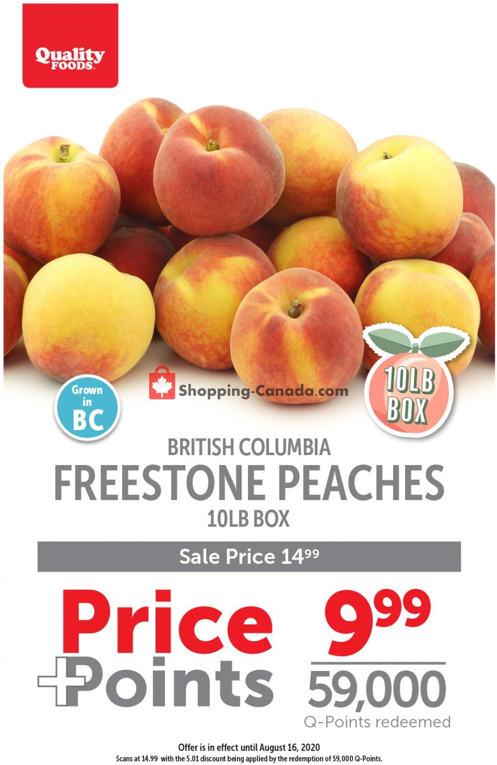 Quality Foods flyer from Monday August 10, 2020 to Sunday August 16, 2020 - page 3