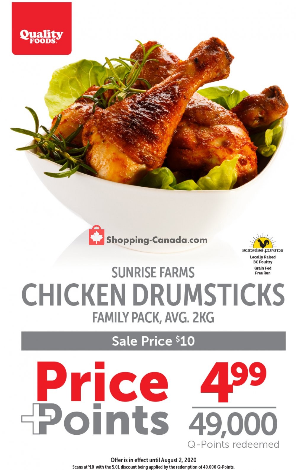 Quality Foods flyer from Monday July 27, 2020 to Sunday August 2, 2020 - page 3