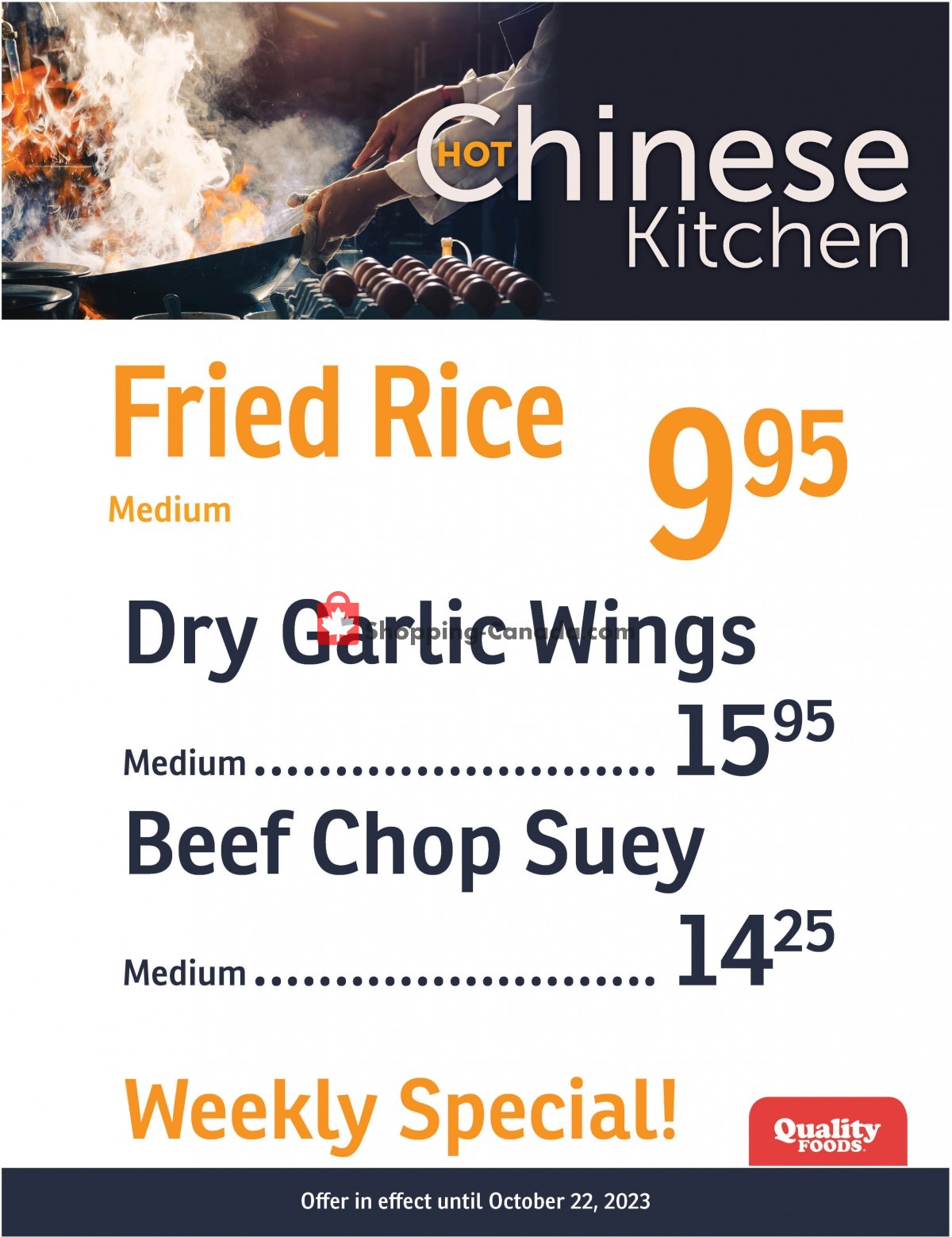 Quality Foods flyer from Monday October 16, 2023 to Sunday October 22, 2023 - page 11