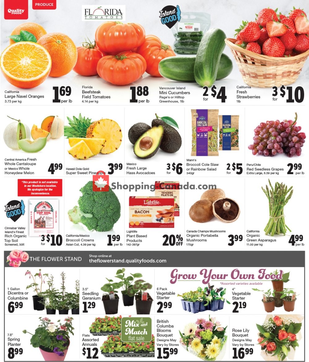 Quality Foods flyer from Monday April 20, 2020 to Sunday April 26, 2020 - page 2