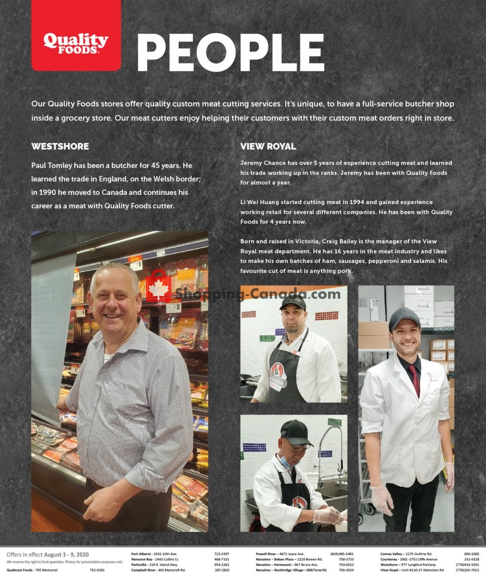 Quality Foods flyer from Monday August 3, 2020 to Sunday August 9, 2020 - page 7