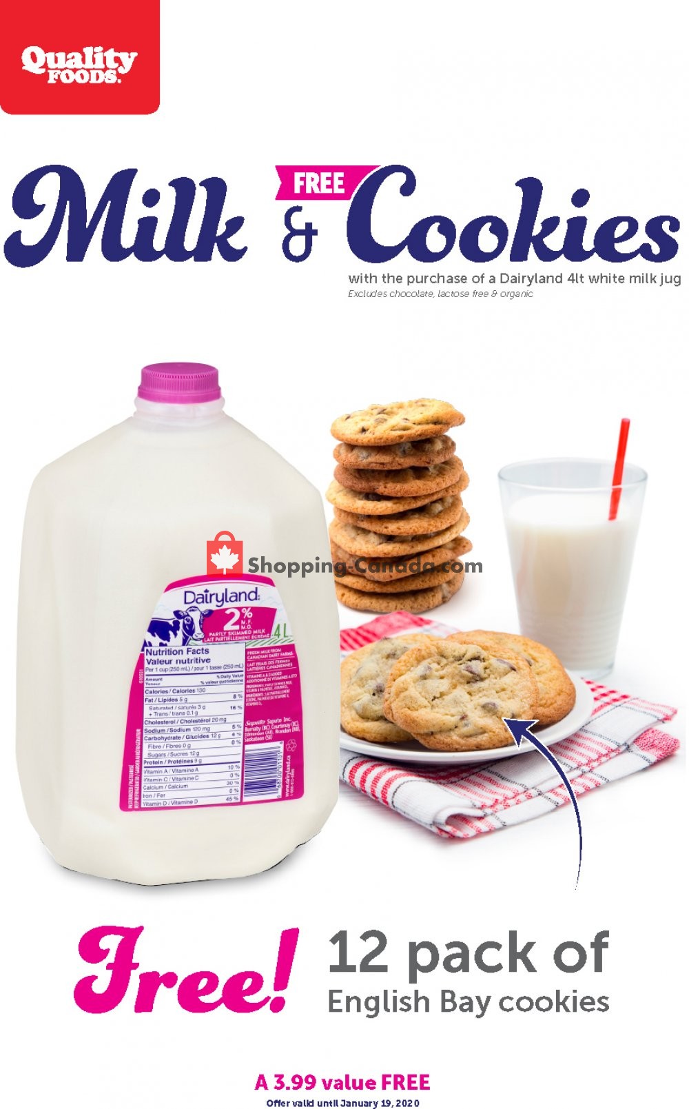 Quality Foods flyer from Monday January 13, 2020 to Monday January 20, 2020 - page 1