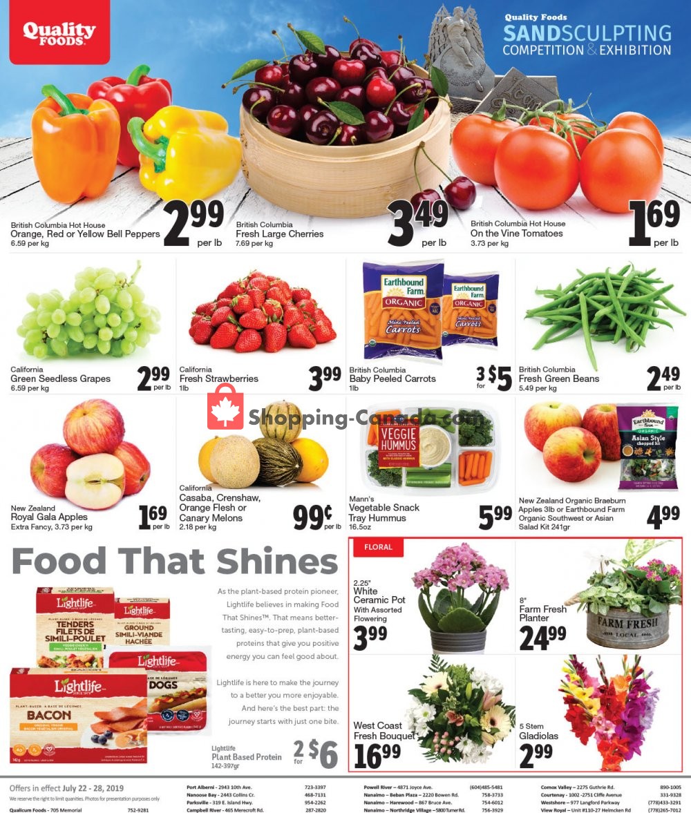 Quality Foods flyer from Monday July 22, 2019 to Sunday July 28, 2019 - page 7