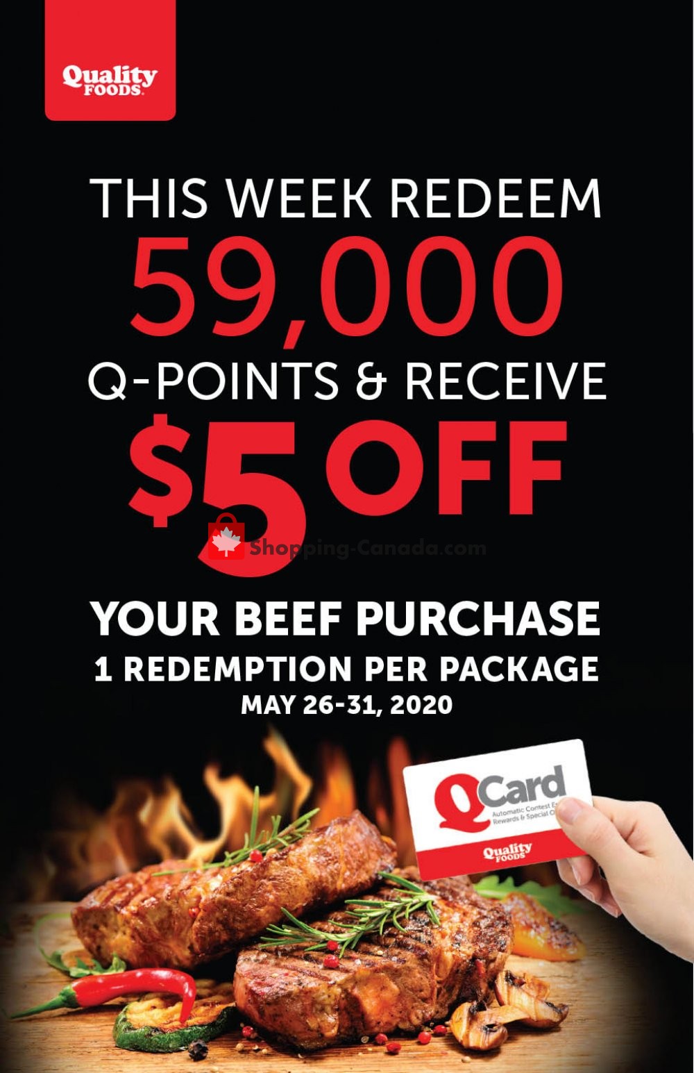 Quality Foods Canada, flyer (This Week Redeem) May 26 May 31, 2020