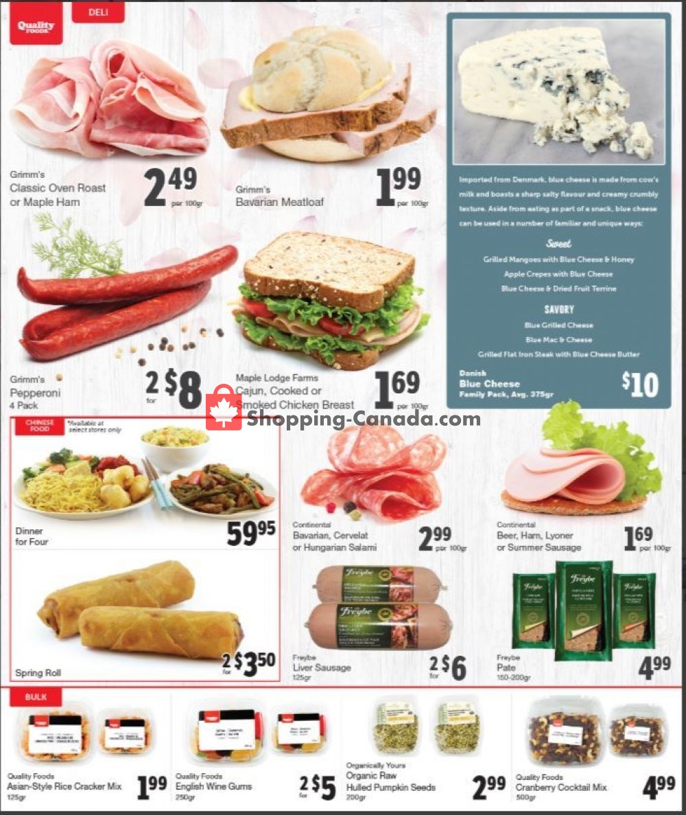 Quality Foods Canada, flyer (Weekly Offer) May 25 May 31, 2020