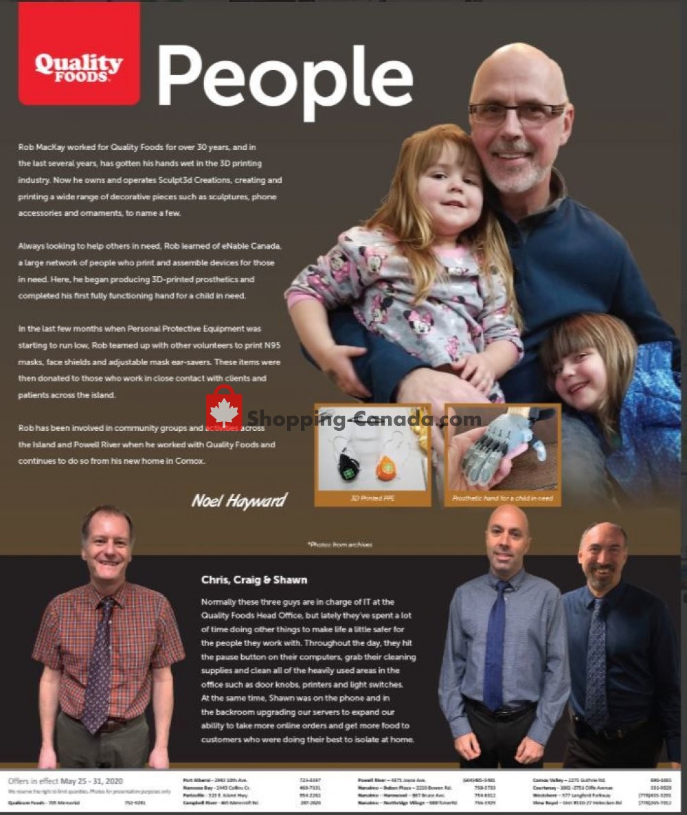 Quality Foods flyer from Monday May 25, 2020 to Sunday May 31, 2020 - page 7