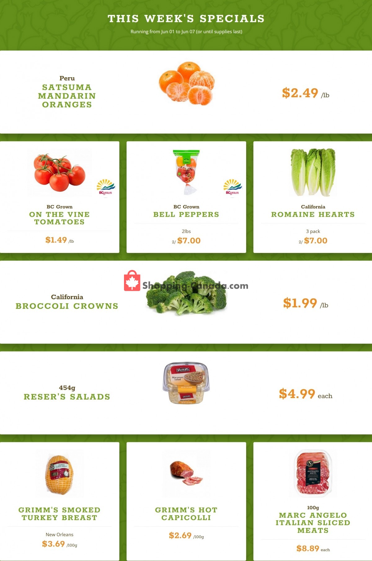 Quality Greens Canada, flyer (Special Offer) June 1 June 7, 2022