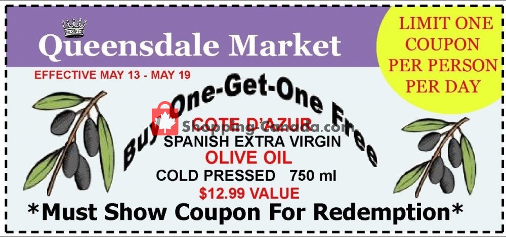Queensdale Market flyer from Monday May 13, 2019 to Sunday May 19, 2019 - page 1