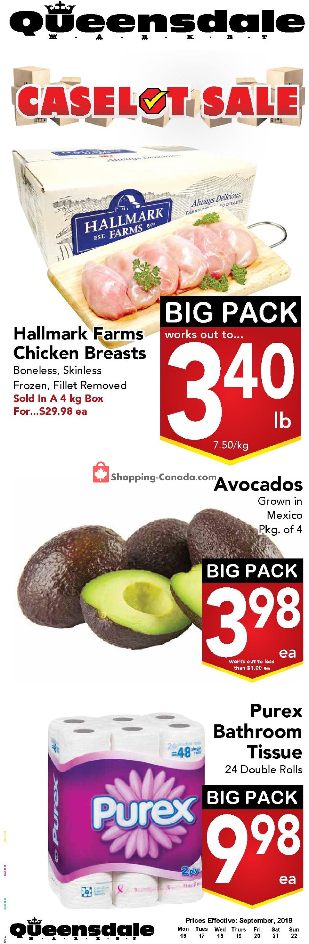 Queensdale Market flyer from Monday September 16, 2019 to Sunday September 22, 2019 - page 3