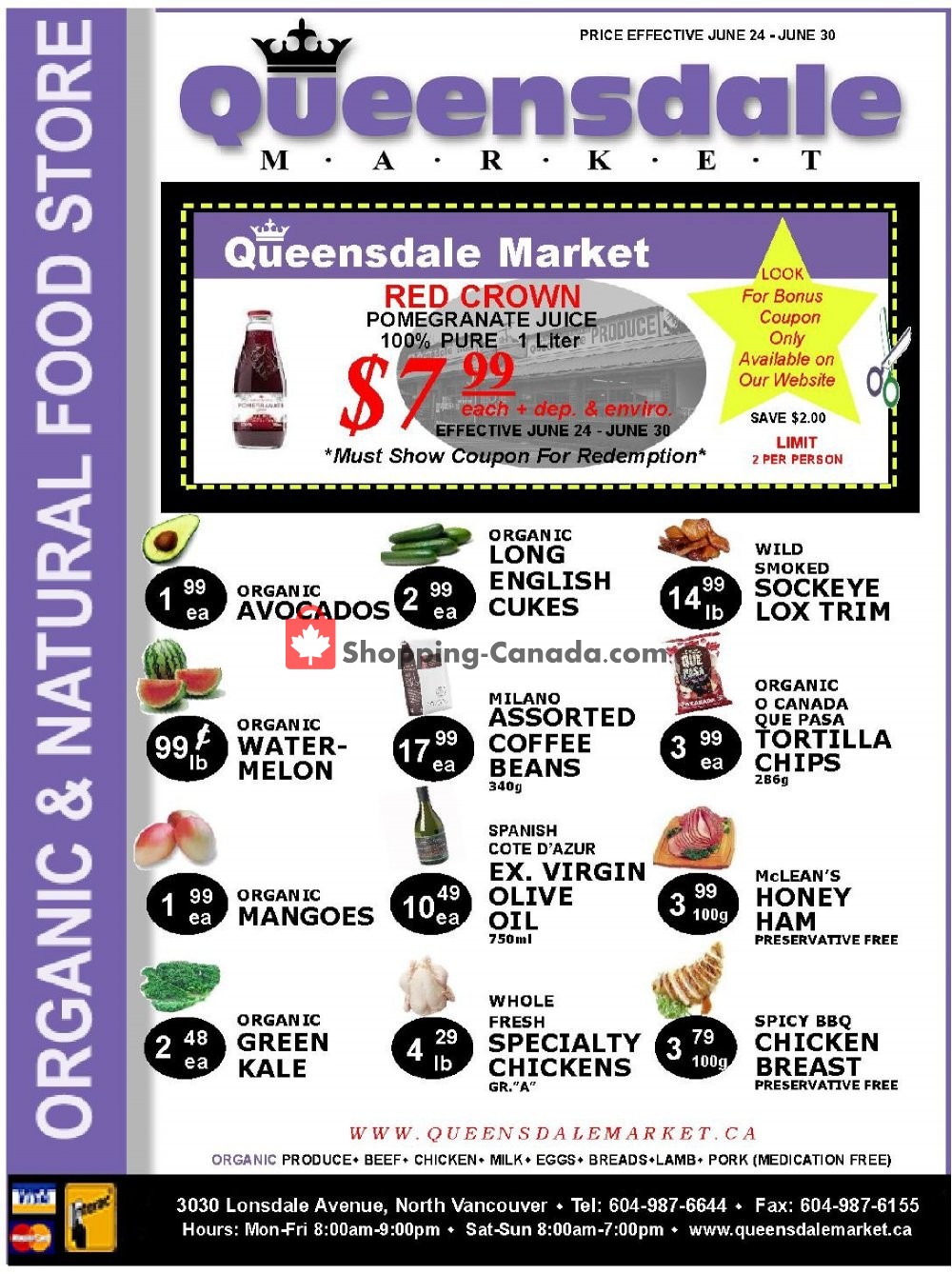 Queensdale Market flyer from Monday June 24, 2019 to Sunday June 30, 2019 - page 1