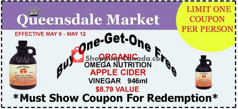 Queensdale Market flyer from Monday May 6, 2019 to Sunday May 12, 2019 - page 1
