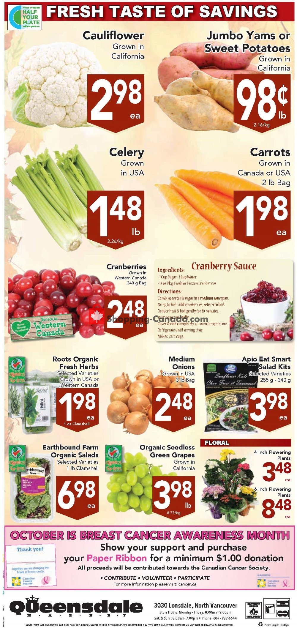 Queensdale Market flyer from Monday October 7, 2019 to Sunday October 13, 2019 - page 12