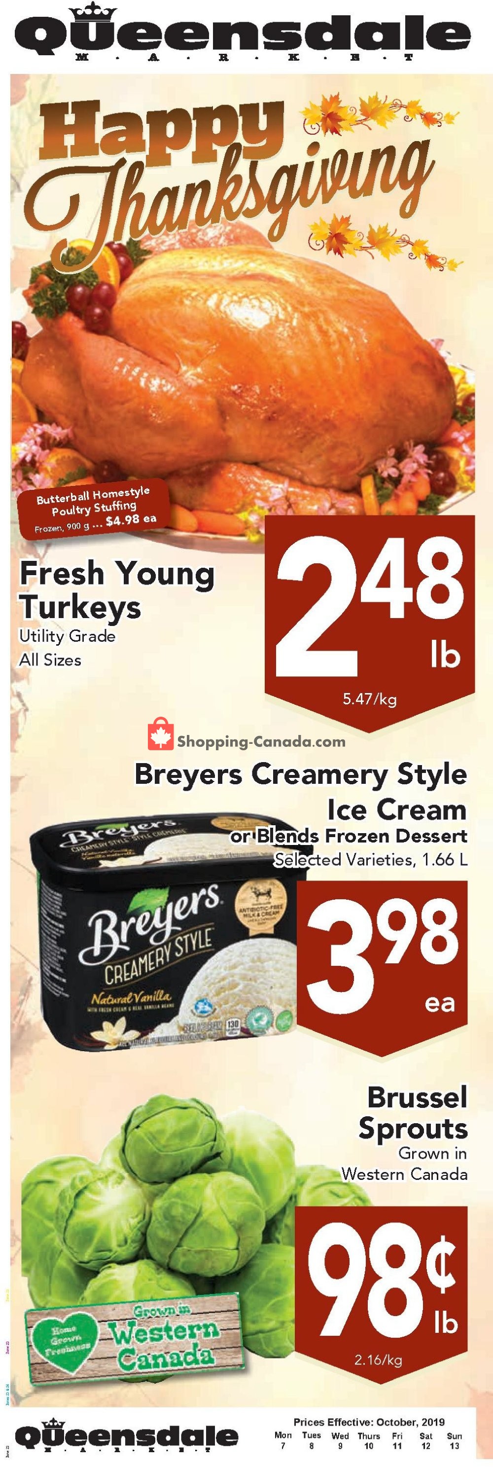 Queensdale Market flyer from Monday October 7, 2019 to Sunday October 13, 2019 - page 7