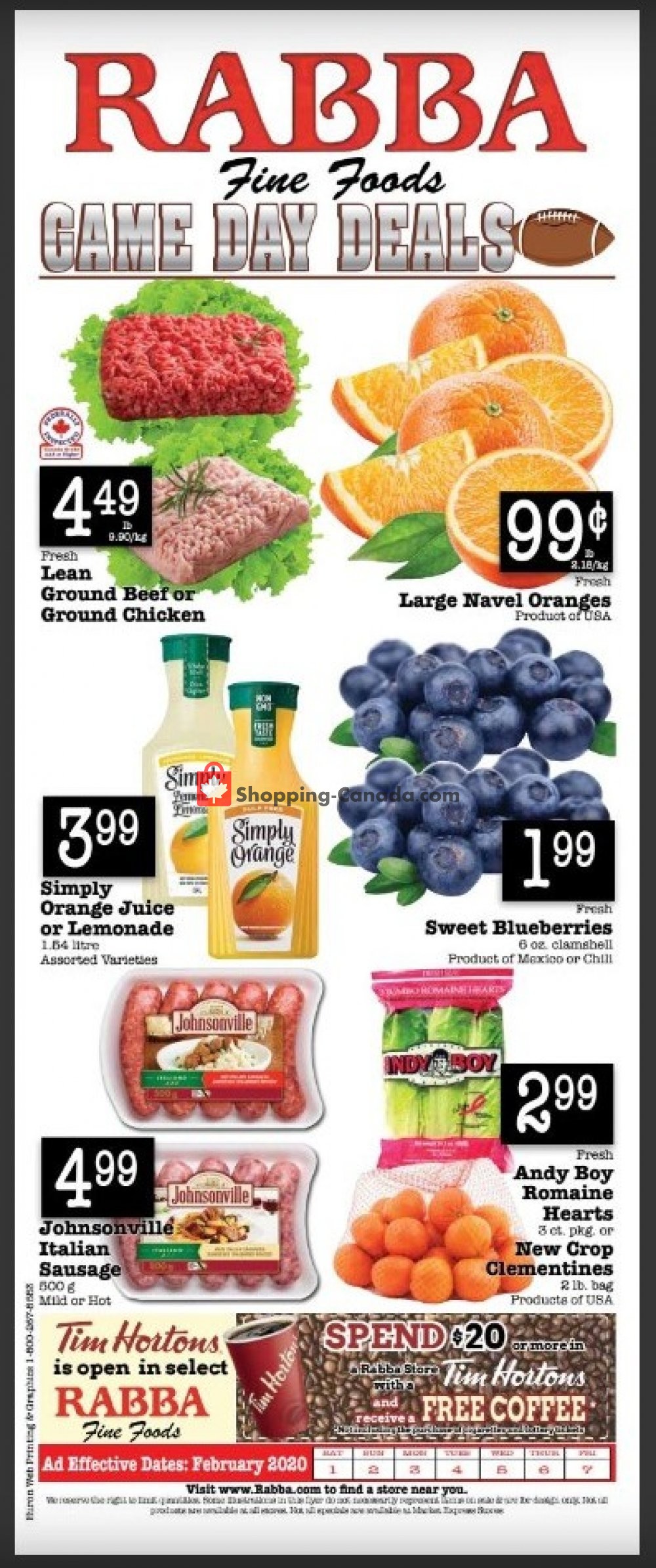 Rabba flyer from Saturday February 1, 2020 to Friday February 7, 2020 - page 1