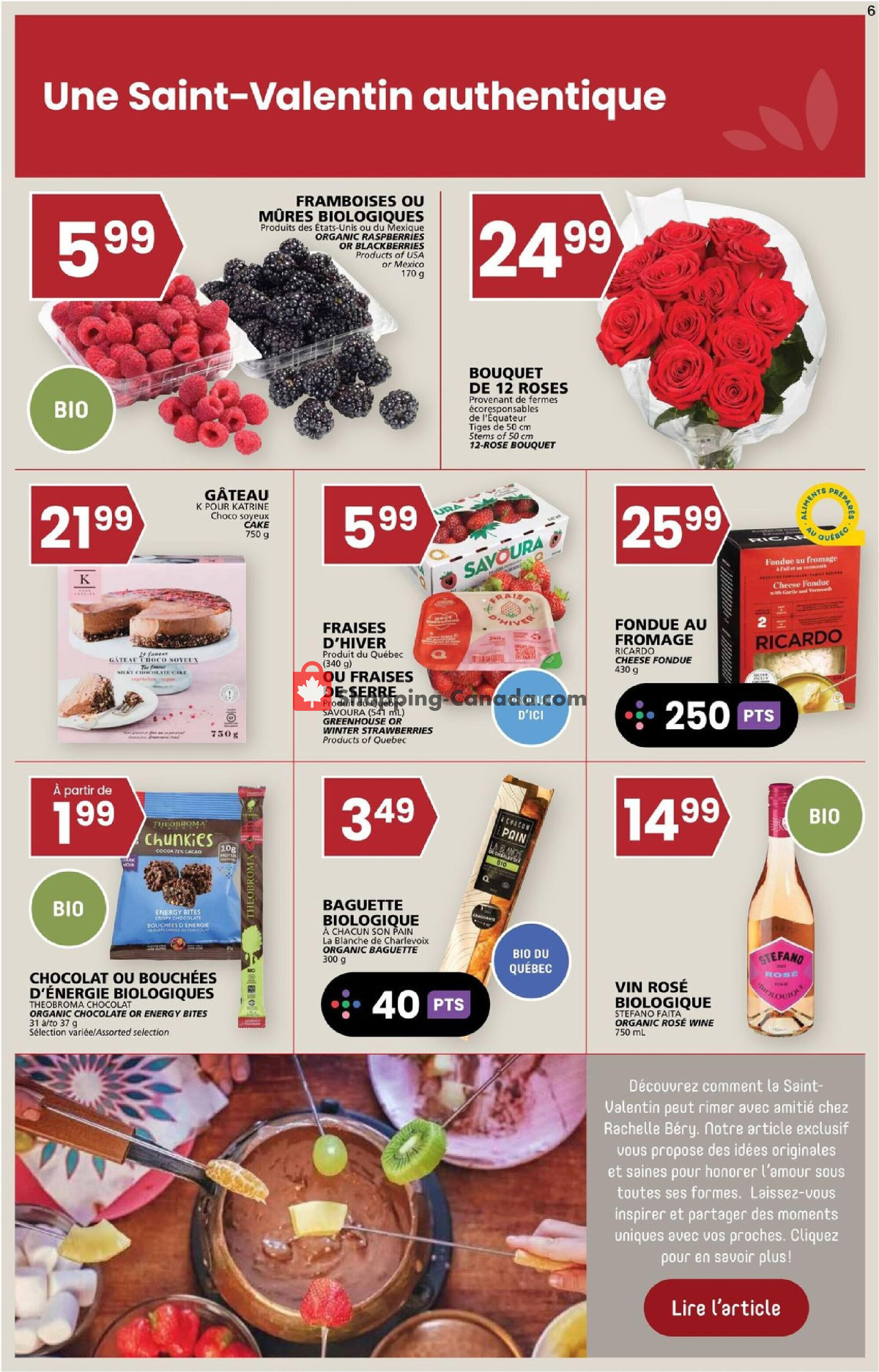 Rachelle Béry flyer from Thursday February 8, 2024 to Wednesday February 14, 2024 - page 6