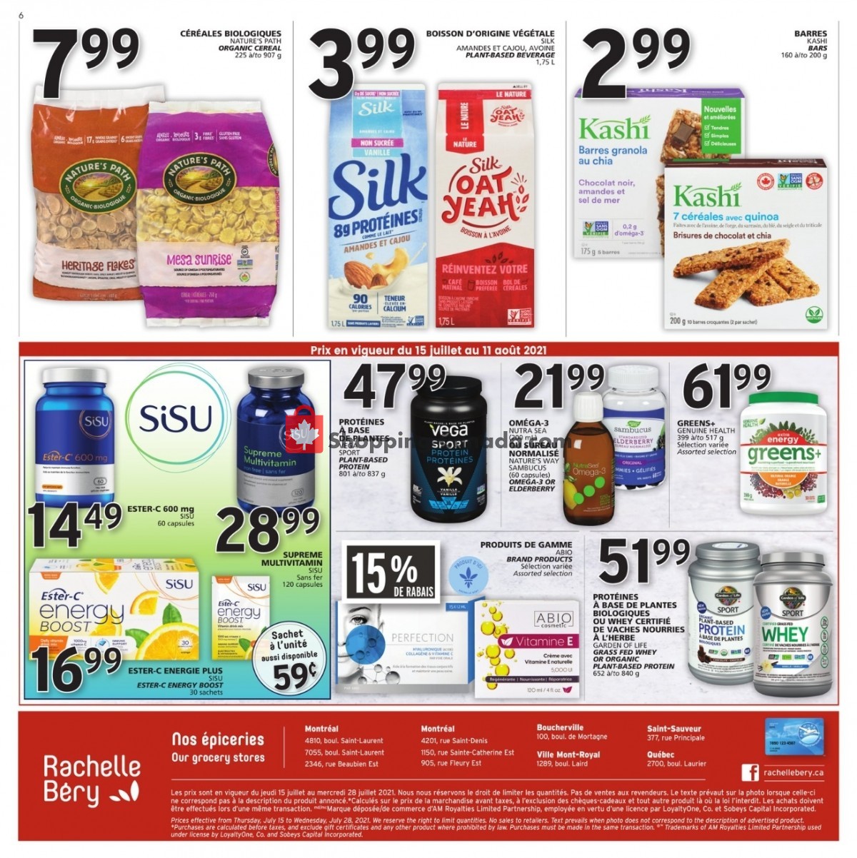 Rachelle Béry flyer from Thursday July 15, 2021 to Wednesday July 28, 2021 - page 5