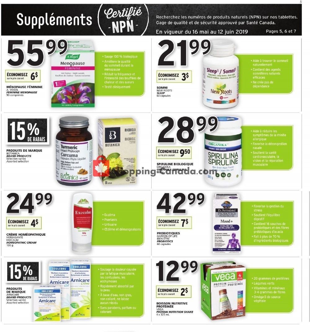 Rachelle Béry flyer from Thursday May 16, 2019 to Wednesday May 29, 2019 - page 5