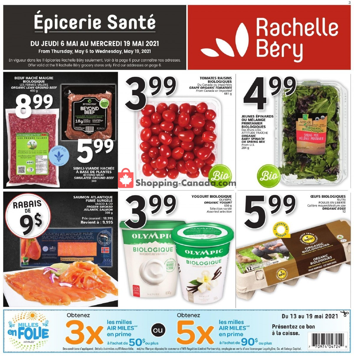 Rachelle Béry flyer from Thursday May 6, 2021 to Wednesday May 19, 2021 - page 3